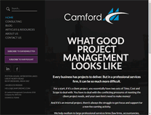 Tablet Screenshot of camfordmc.com